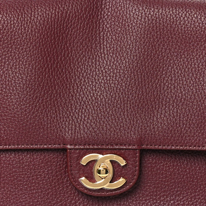Chanel Grained Calfskin Small Souplissimo Maxi Flap Burgundy 15 of 21