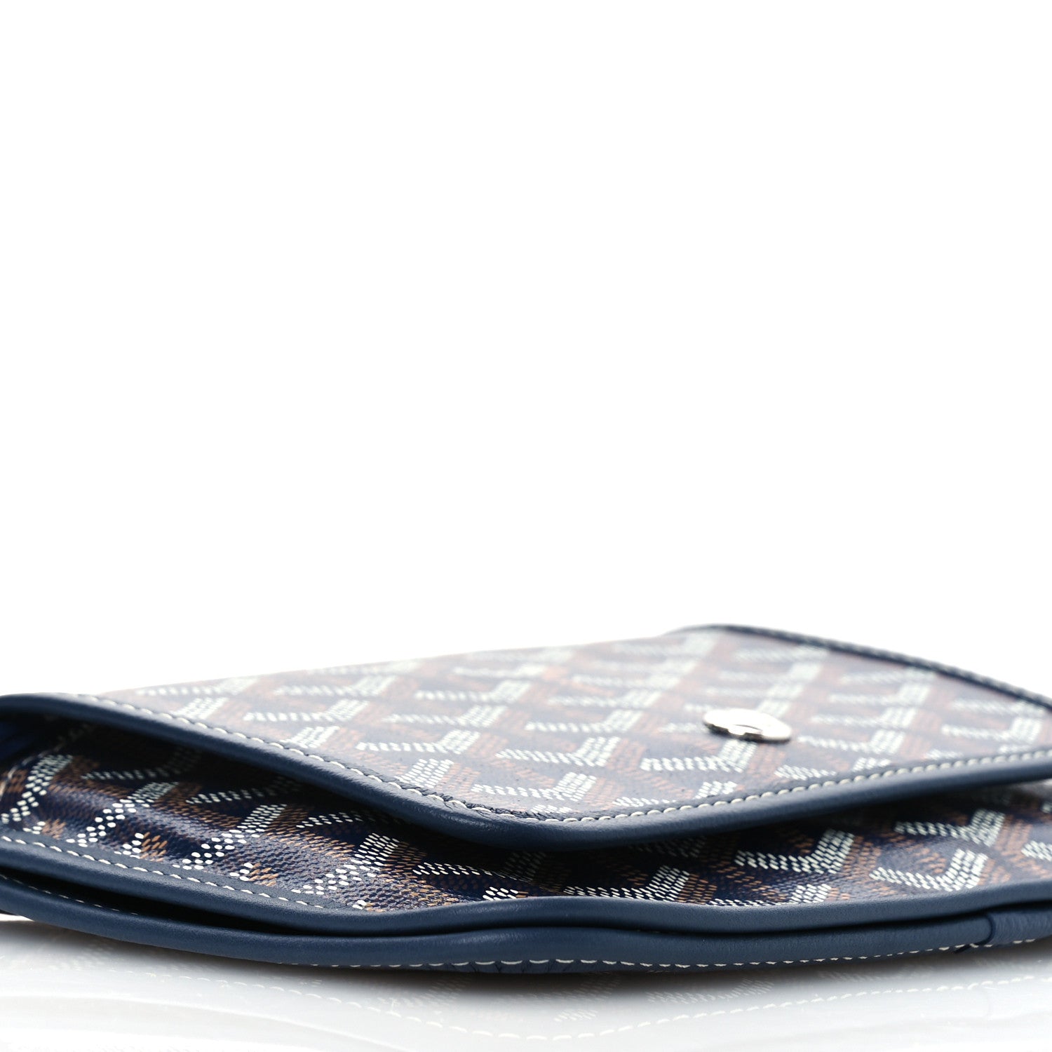 Goyard Goyardine Plumet Wallet Clutch Navy 7 of 8