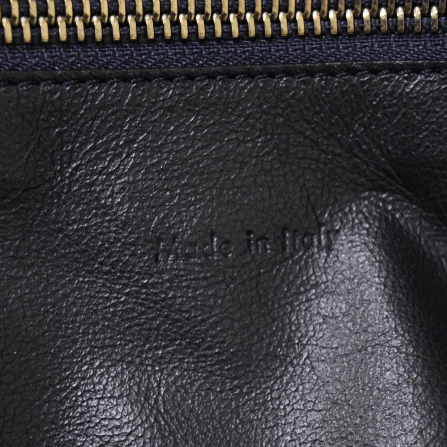 Celine Leather and Linen Medium Tri-Color Luggage Poppy 7 of 8