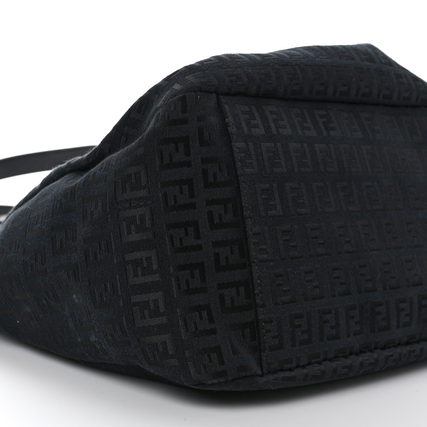 Fendi Zucchino Tote Tobacco Black 8 of 9