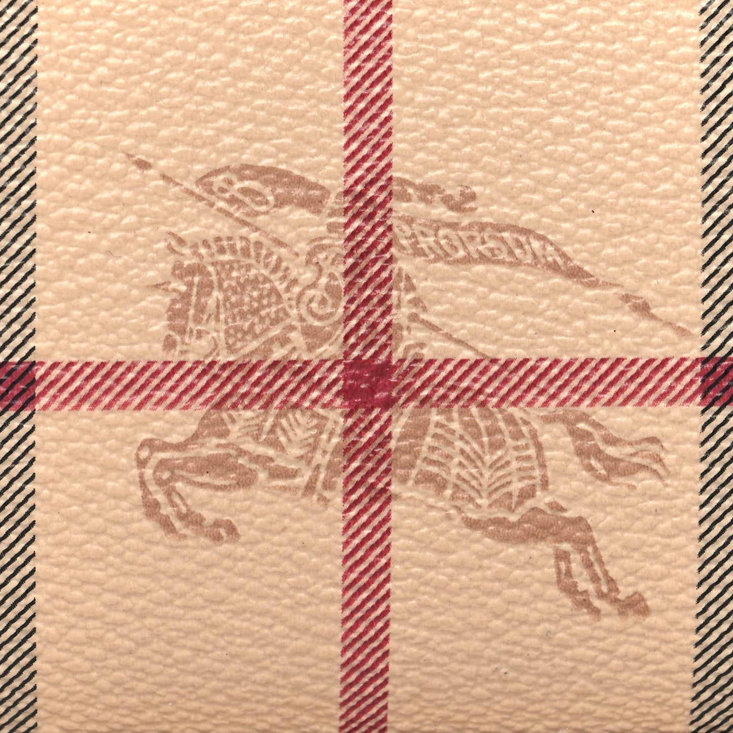 Haymarket Check Lindal Coin Case Chocolate