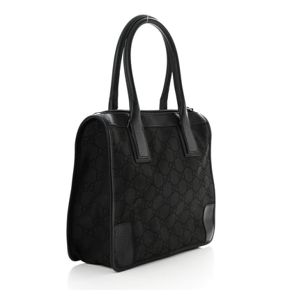 Gucci Nylon Monogram Tote Bag Black 3 of 11