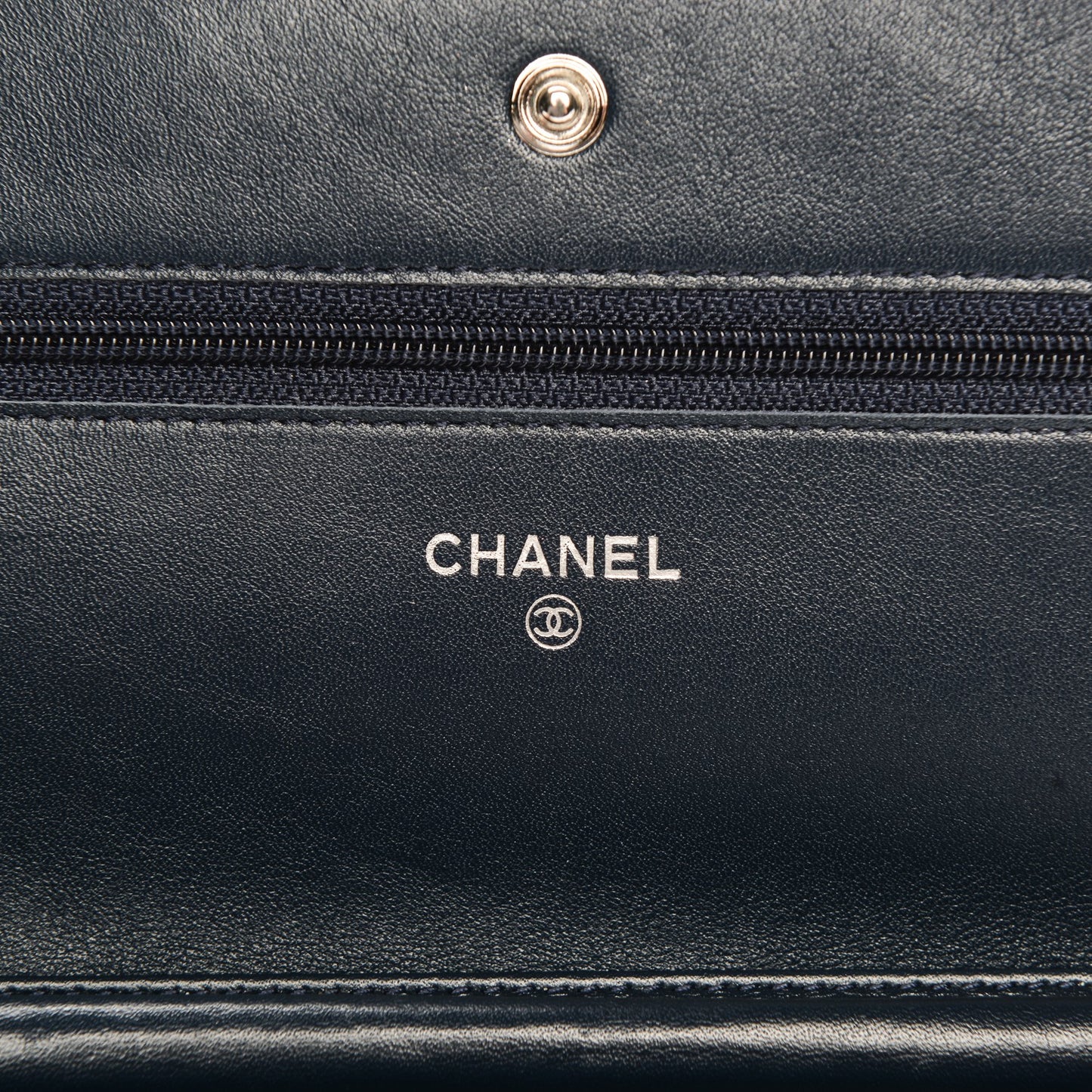 Caviar Timeless CC Wallet On Chain WOC Navy Blue