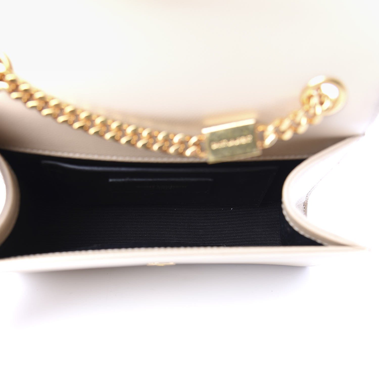 Saint Laurent Grain De Poudre Small Monogram Kate Satchel Nude Powder 5 of 11