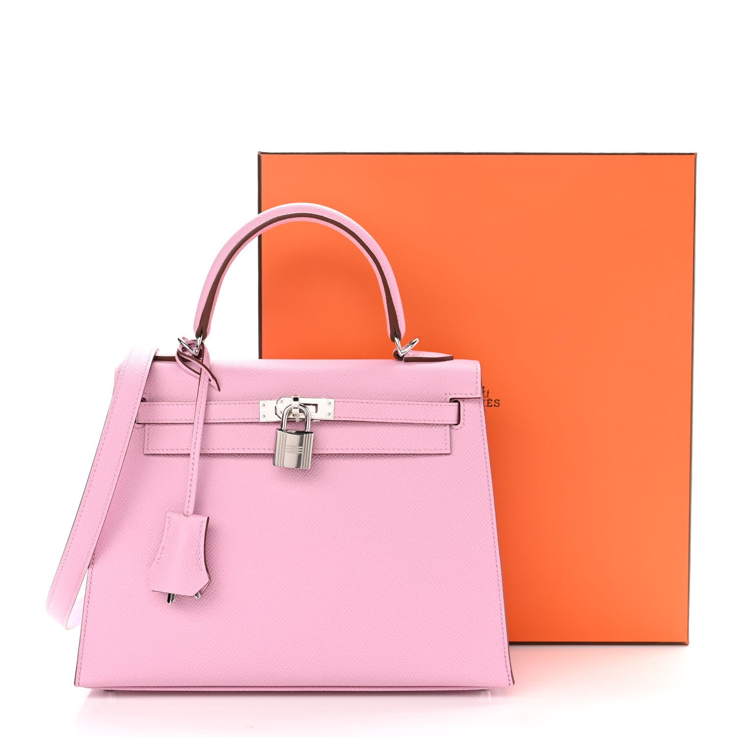 Hermes Epsom Kelly Sellier 25 Mauve Sylvestre 11 of 11