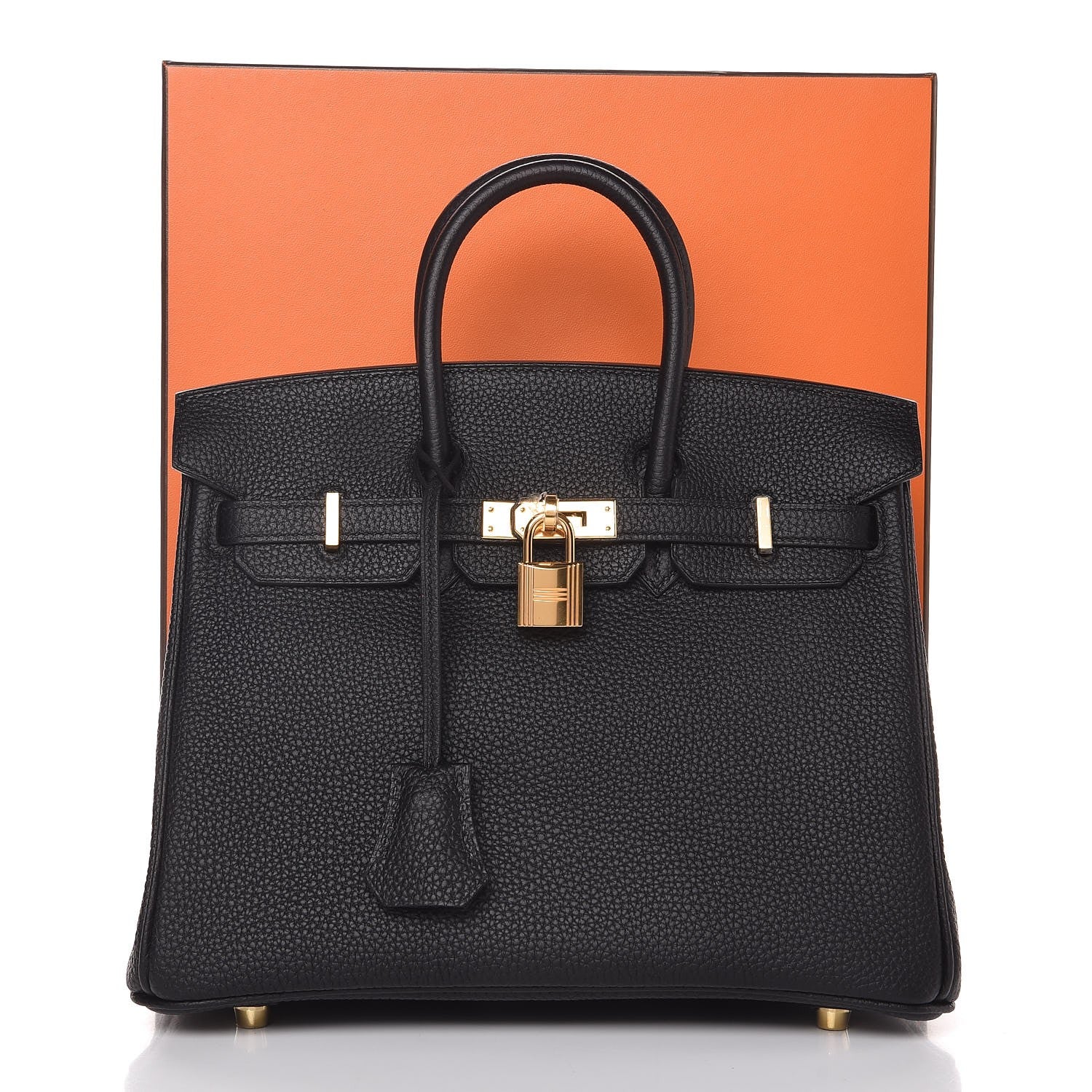 Hermes Togo Birkin 25 Black 8 of 8