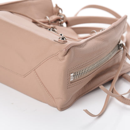 Balenciaga Calfskin Papier Mini A4 Zip Around Tote Beige Desert 8 of 8