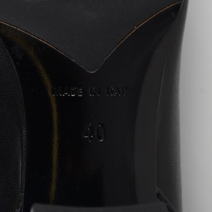 Chanel Lambskin Patent Cap Toe Over The Knee Boots 40 Black 6 of 7