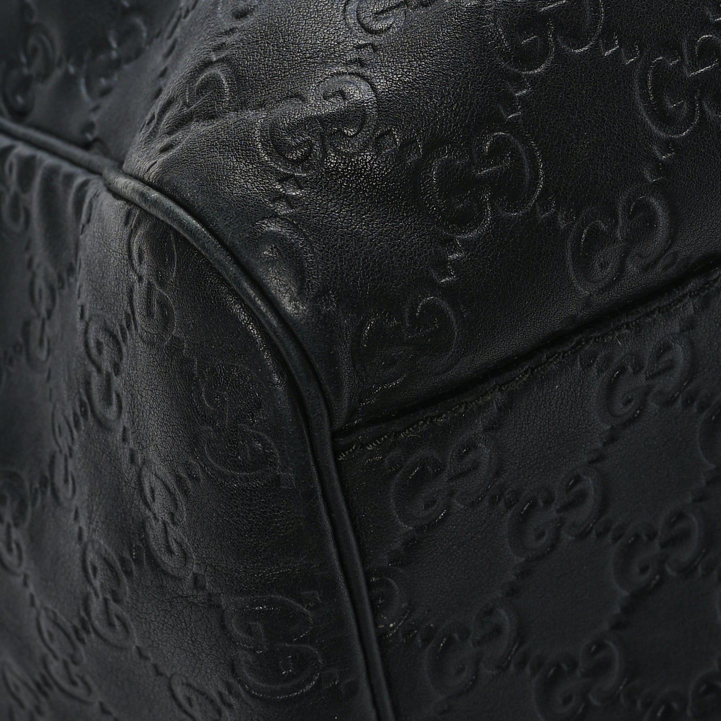 Guccissima Large Sukey Tote Black