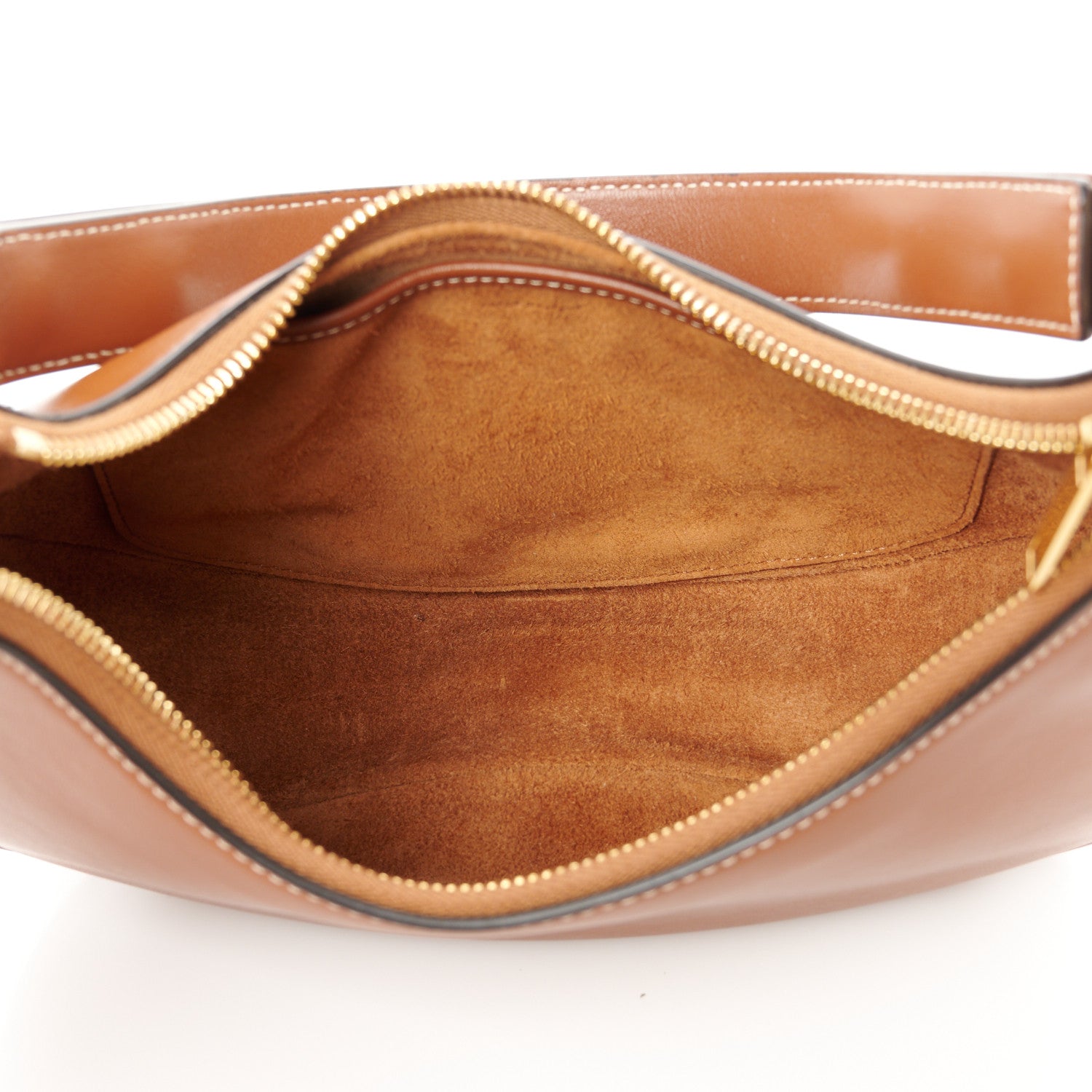 Celine Smooth Calfskin Medium Strap Ava Shoulder Bag Tan 5 of 10
