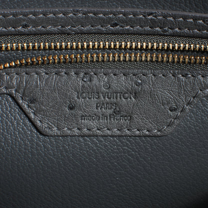 Louis Vuitton Ostrich Alma MM Gris 5 of 7
