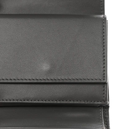 Celine Grained Calfskin Small Tri-Fold Wallet Grey 11 of 15