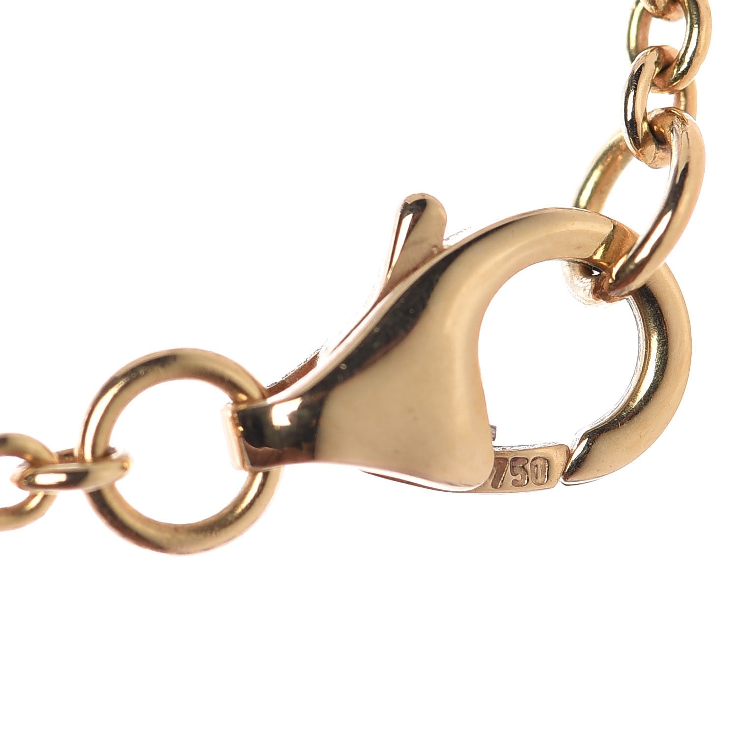 Cartier 18K Yellow Gold Interlocking LOVE Necklace 4 of 7