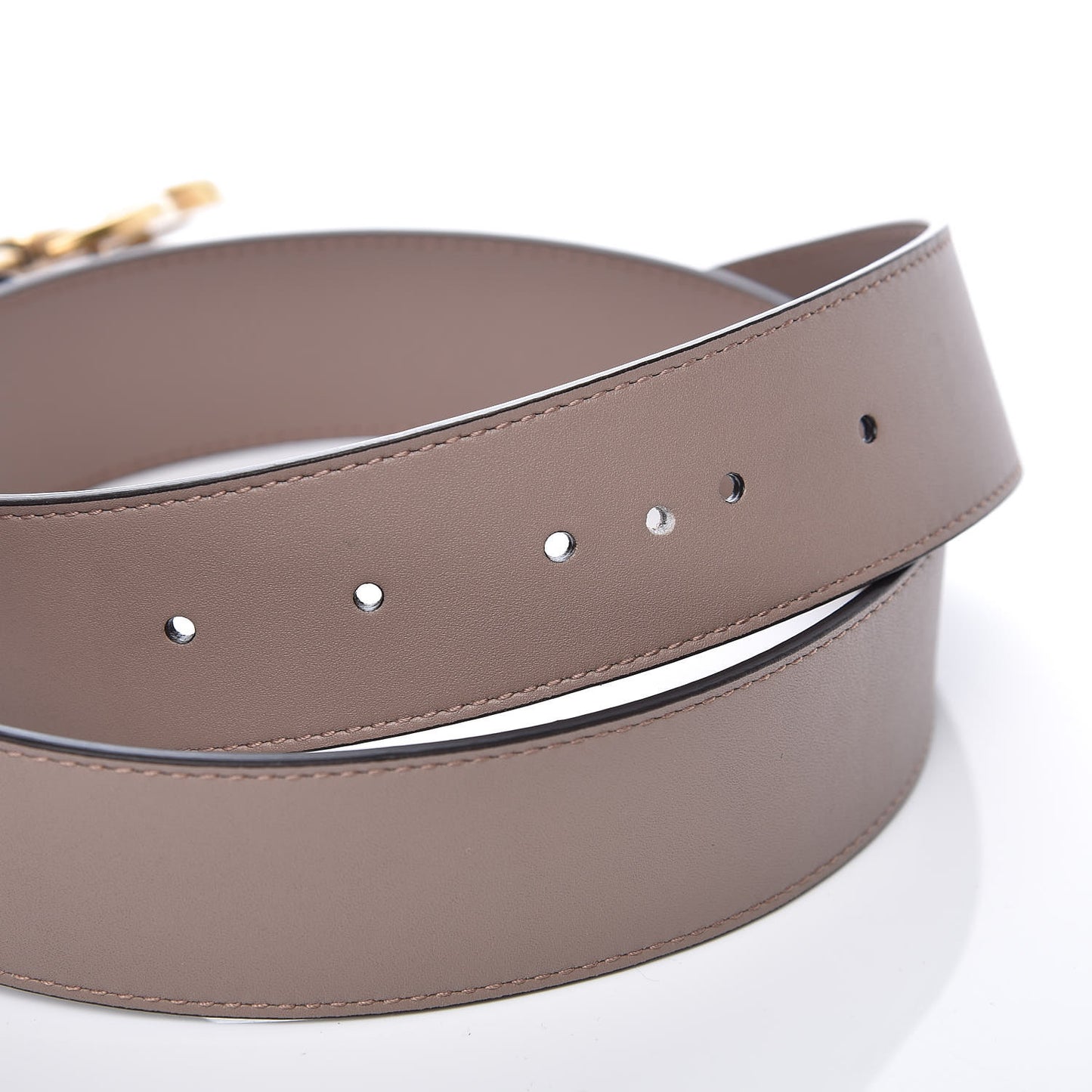 Calfskin Double G 40mm Belt 85 34 Porcelain Rose