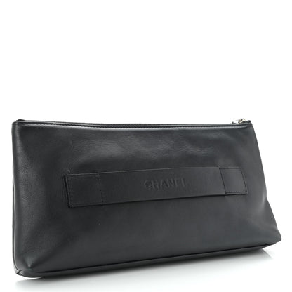 Chanel Metallic Calfskin Keyboard Pouch Black 3 of 10