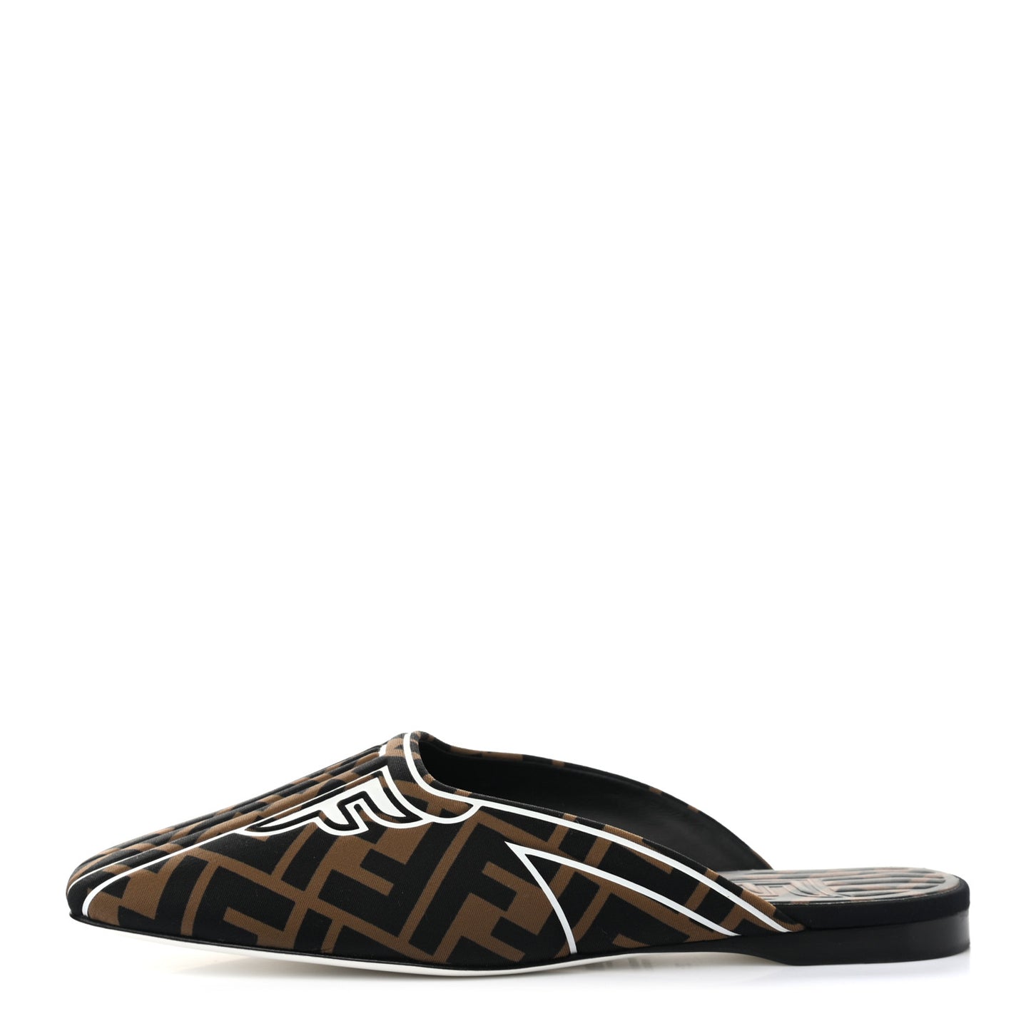Lycra Film FF FFreedom Flat Mules 35 Tobacco Moro White