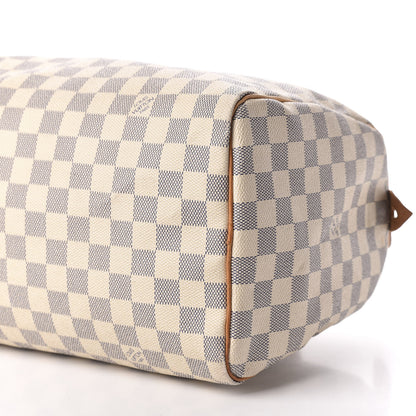 Louis Vuitton Damier Azur Speedy 30 6 of 9
