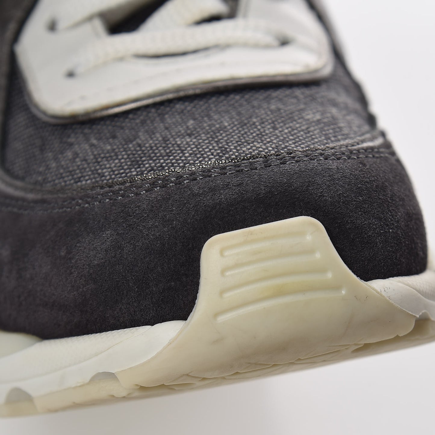 Suede Calfskin CC Sneakers 38.5 Grey