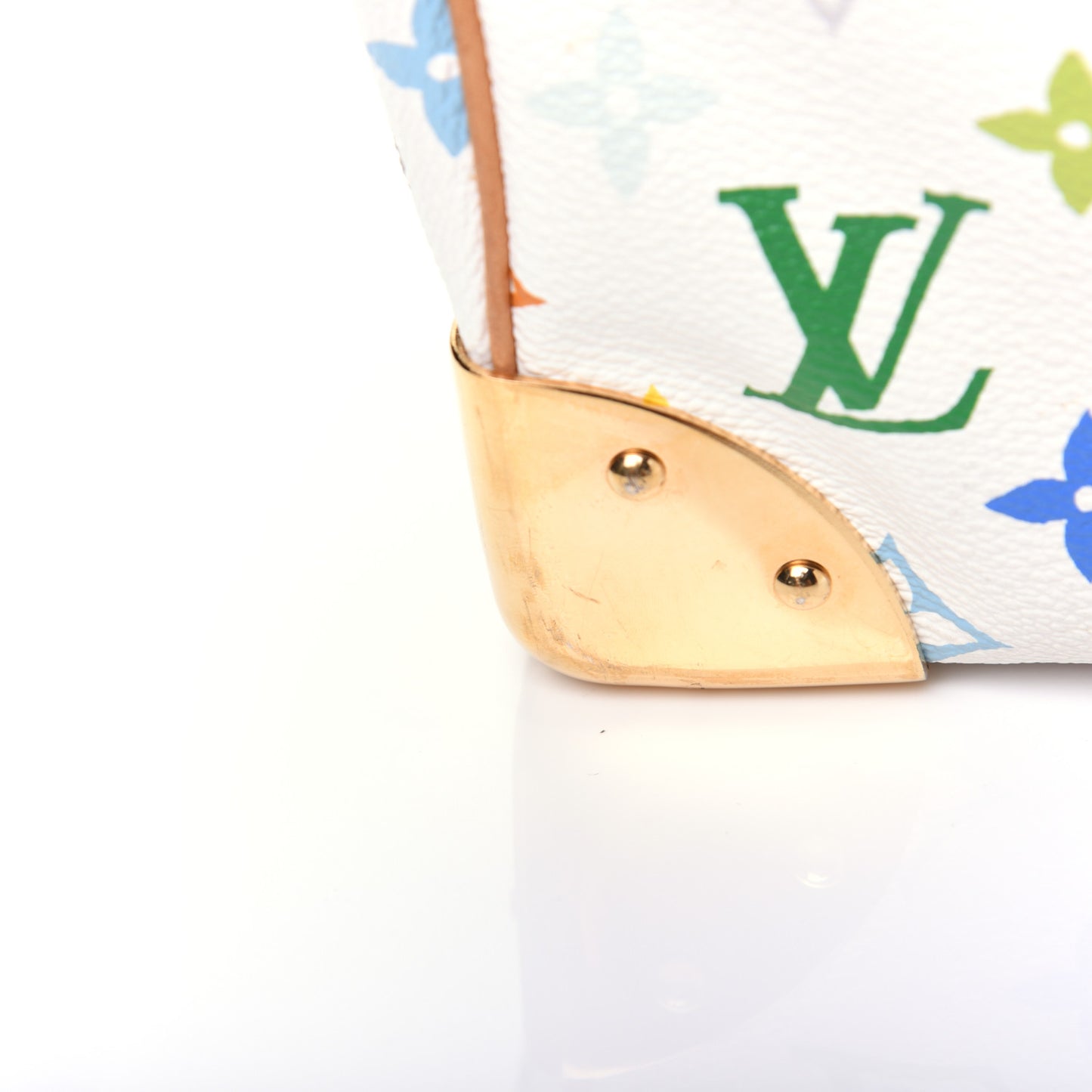 Monogram Multicolor Speedy 30 White