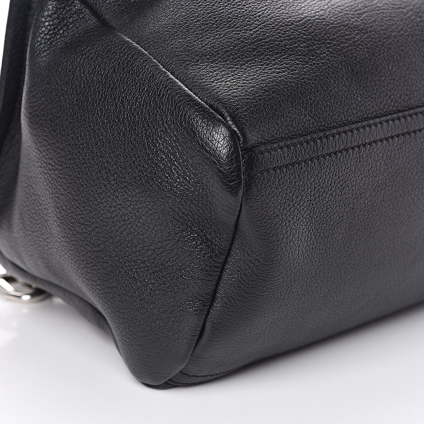 Sugar Goatskin Small Pandora Black