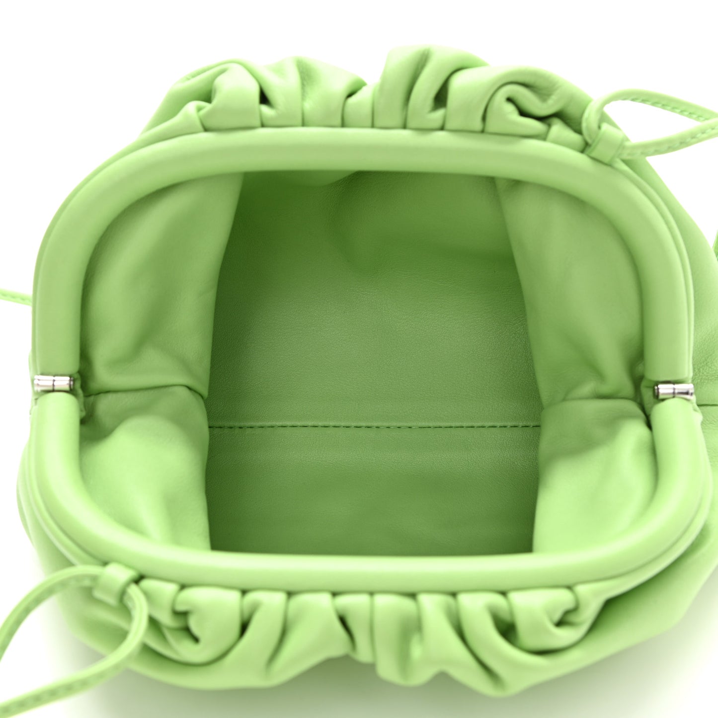 Butter Calfskin The Mini Pouch Pistachio