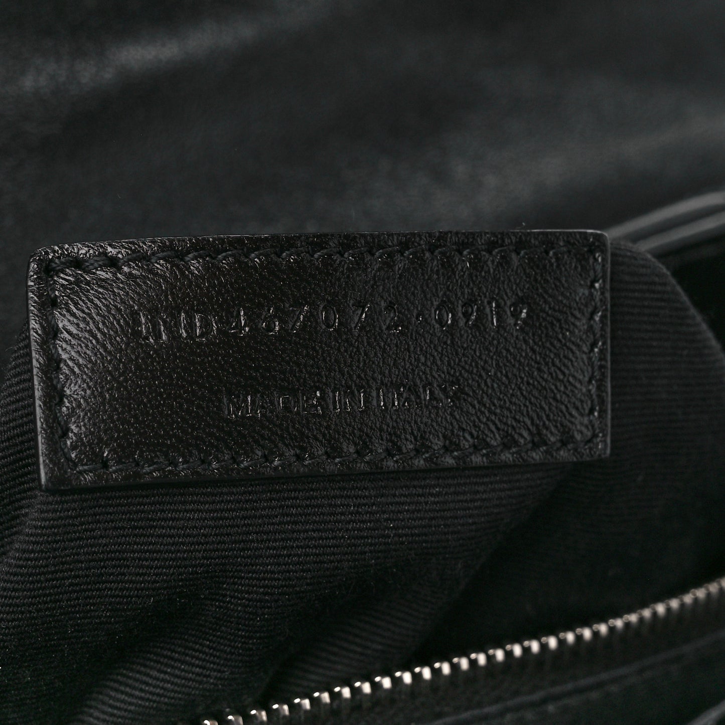 Calfskin Y Quilted Monogram Toy Loulou Crossbody Bag Black