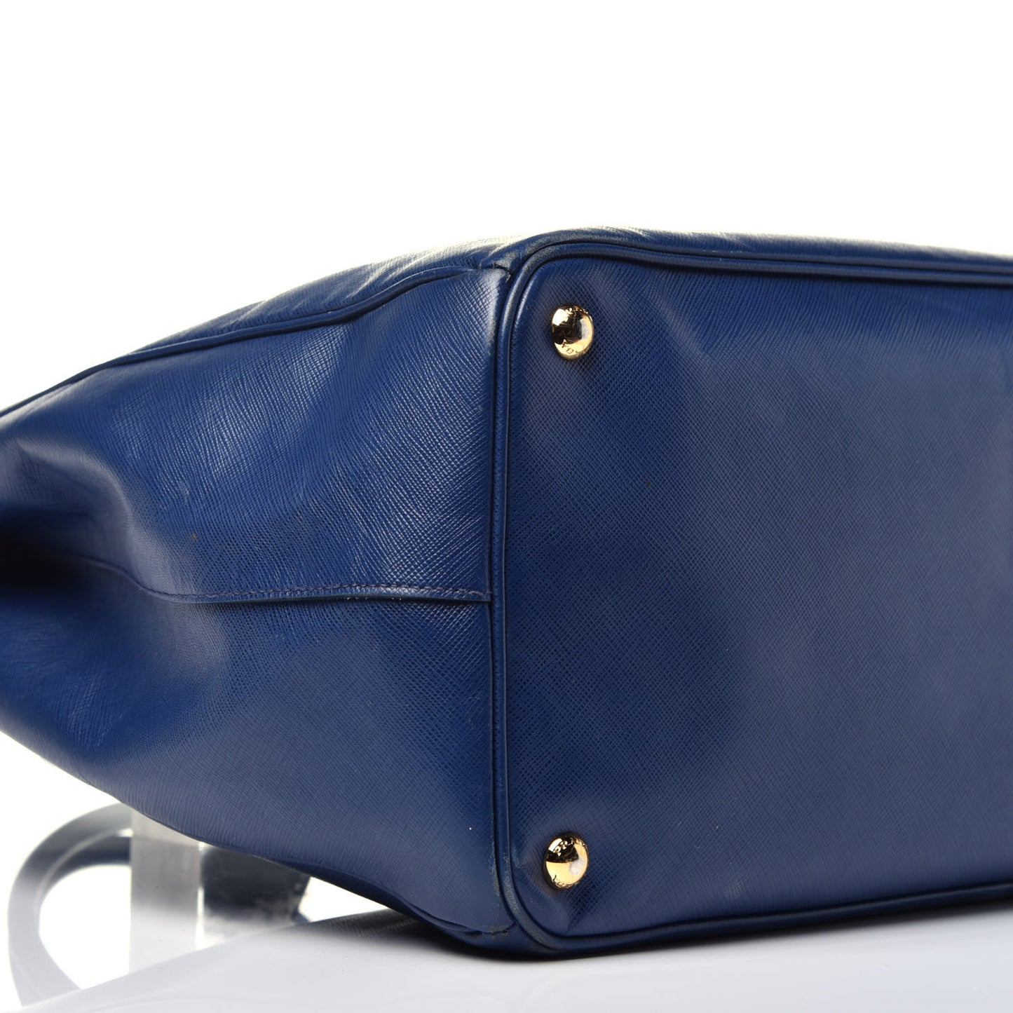 Saffiano Lux Extra Large Galleria Double Zip Tote Bluette