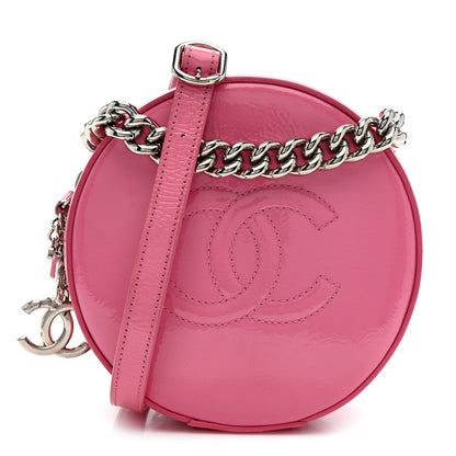 Chanel Patent Round As Earth Evening Bag Pink 1 of 19