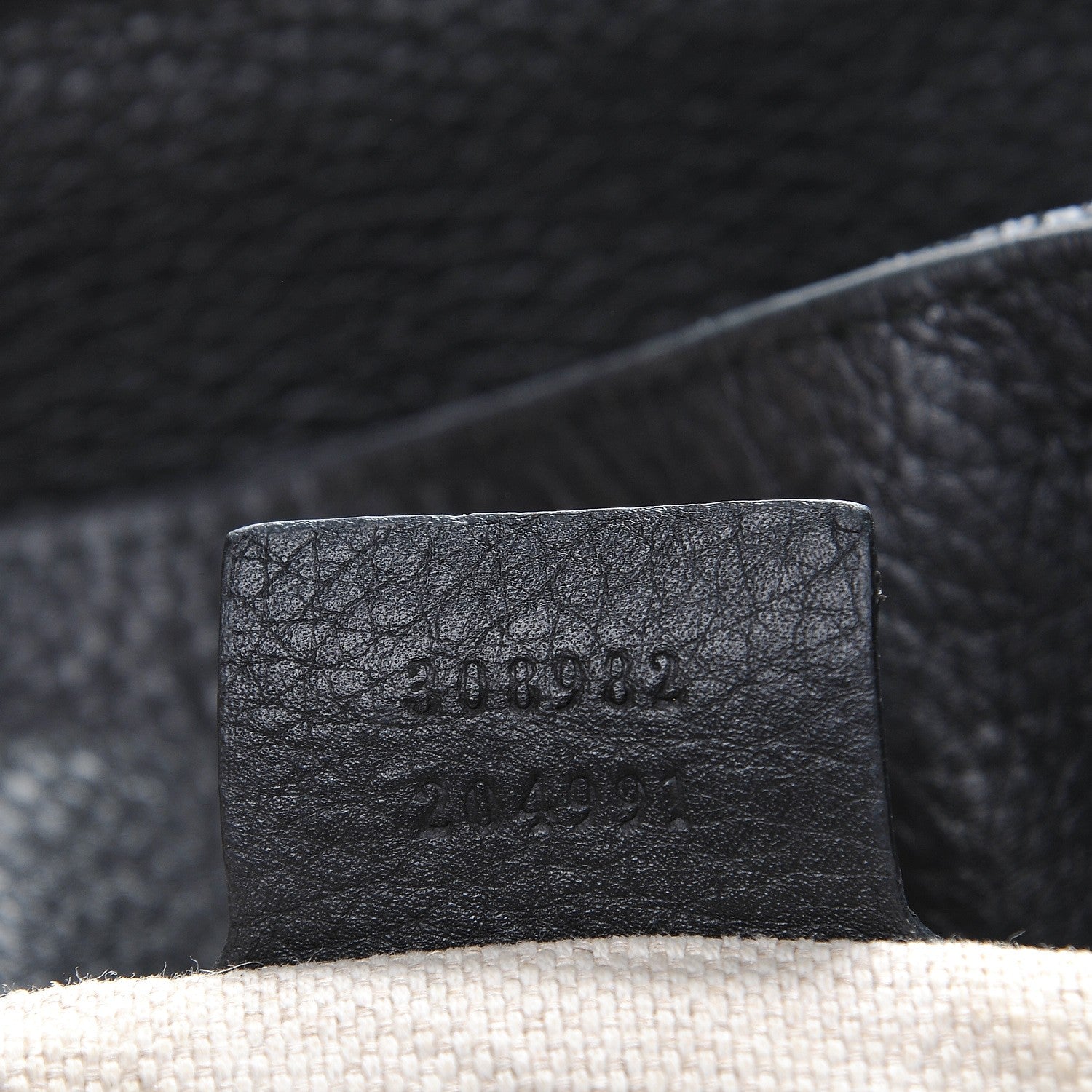 Gucci Pebbled Calfskin Medium Soho Chain Shoulder Bag Black 7 of 13
