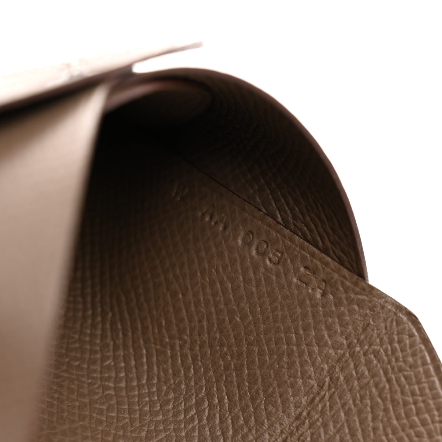 Epsom Calvi Duo Card Case Etoupe