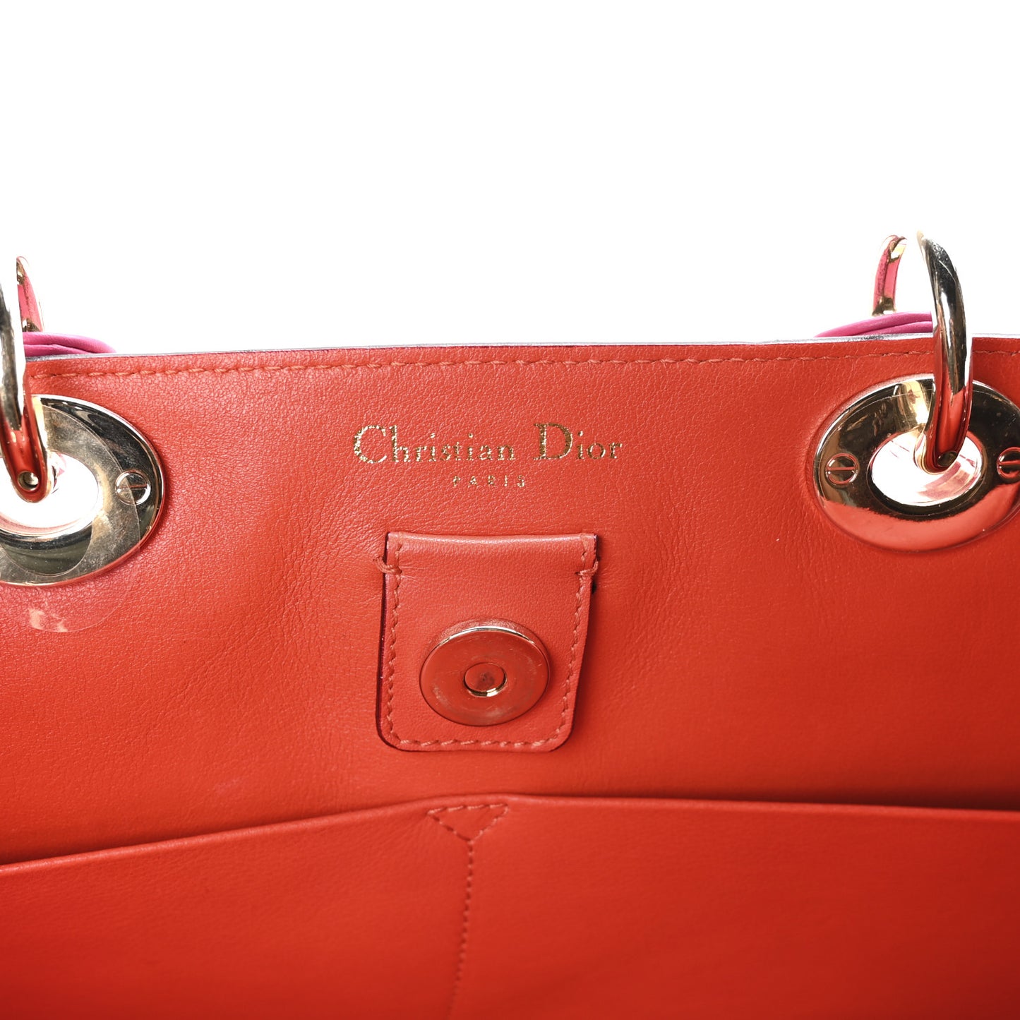 Smooth Calfskin Large Diorissimo Tote Fuchsia