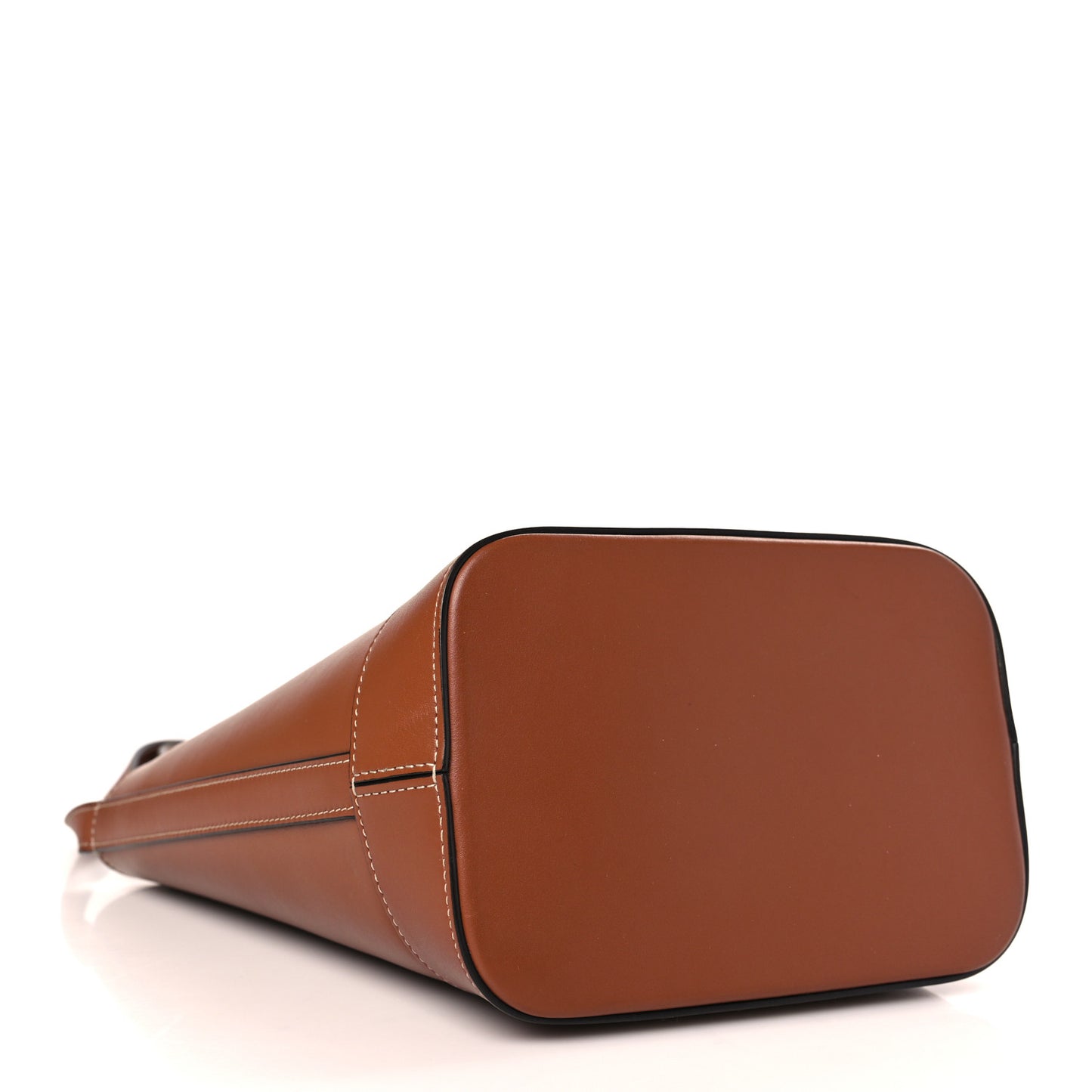 Smooth Calfskin Small Cuir Triomphe Bucket Bag Tan