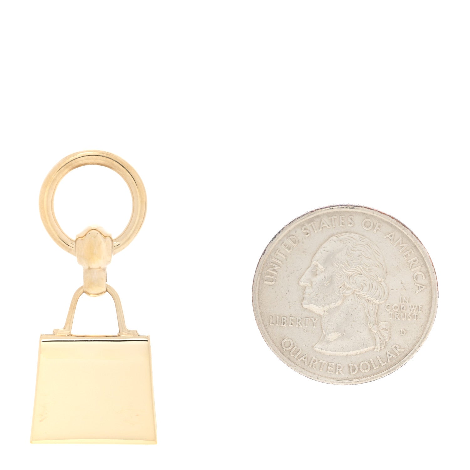 Hermes Permabrass Mini Kelly Twilly Ring 2 of 4