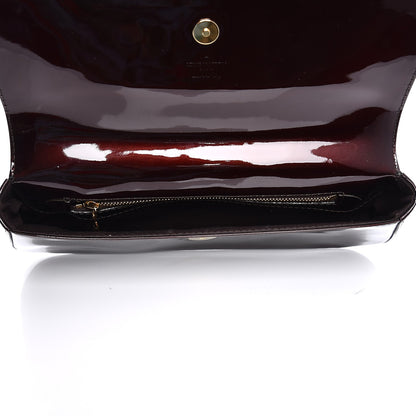 Louis Vuitton Patent Sobe Clutch Amarante 5 of 8