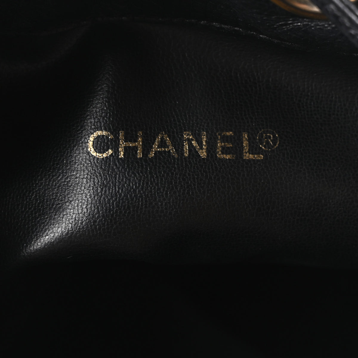 Caviar Sling Backpack Black