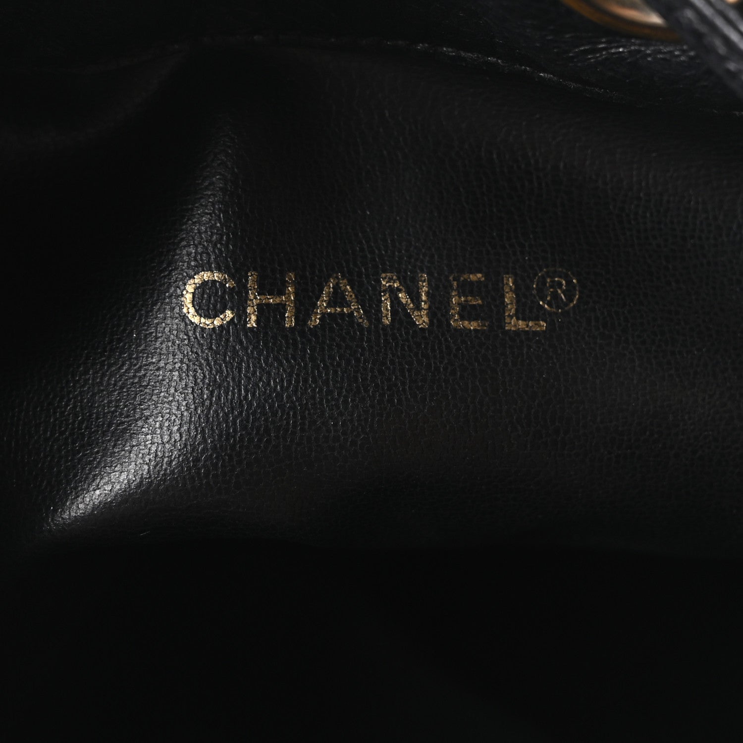 Chanel Caviar Sling Backpack Black 6 of 10