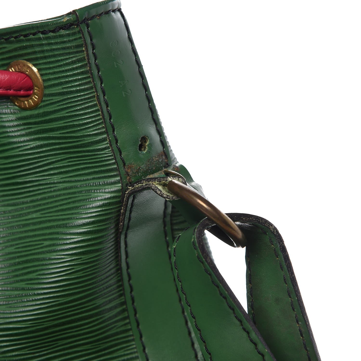 Louis Vuitton Epi Noe Borneo Castillan Red 10 of 20