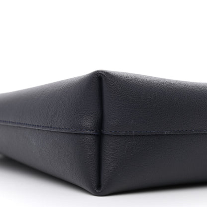 Saint Laurent Calfskin Toy Shopping Tote Navy 10 of 13