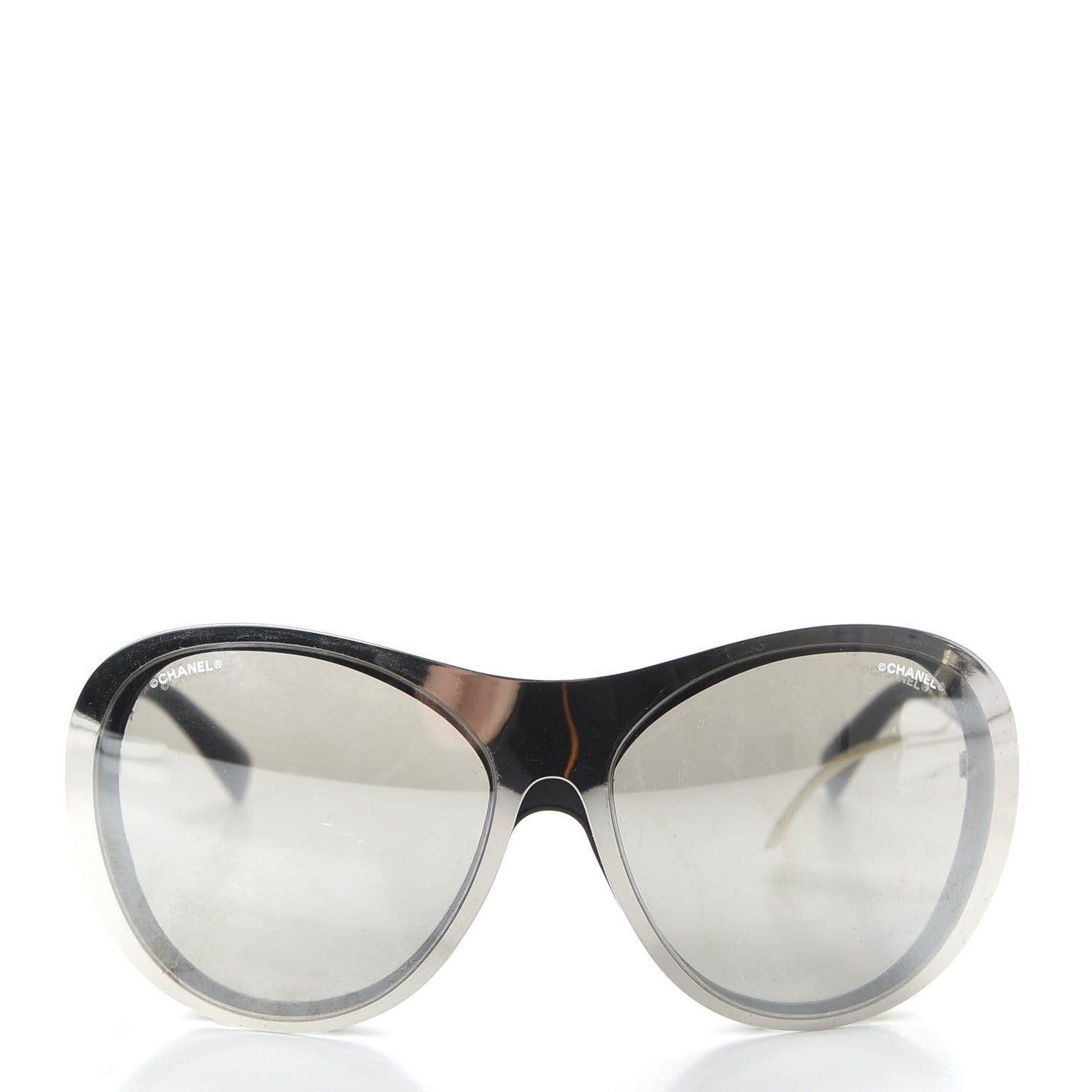 Clip On Sunglasses 71230 Mirror Grey Black