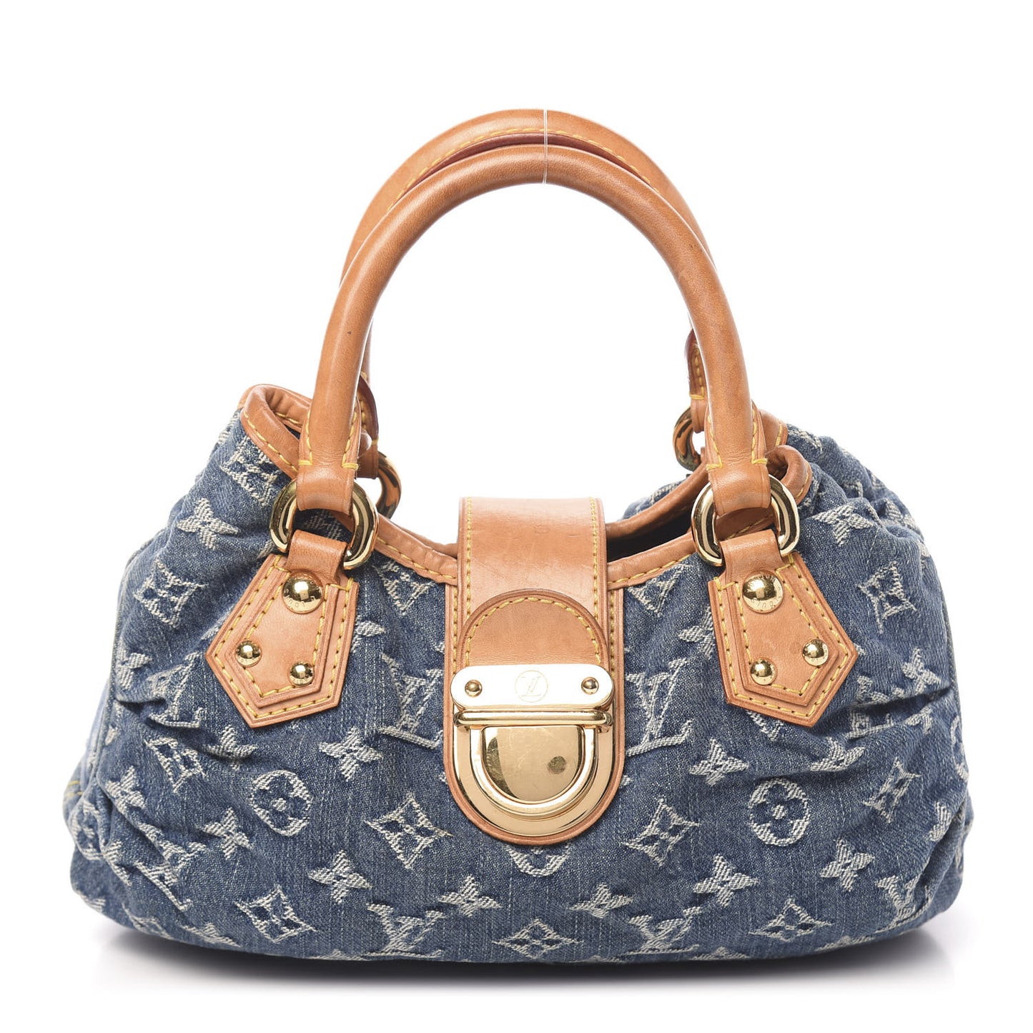 Monogram Denim Pleaty Blue