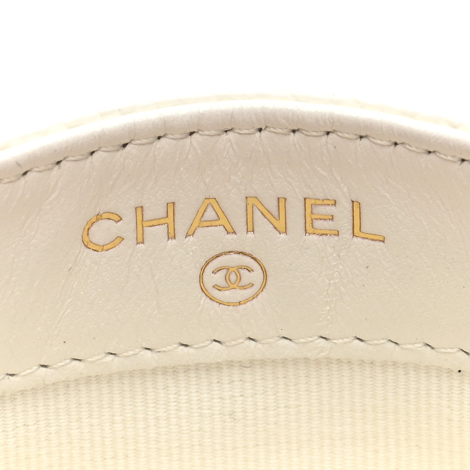 Chanel Caviar Quilted Card Holder White 6 of 8