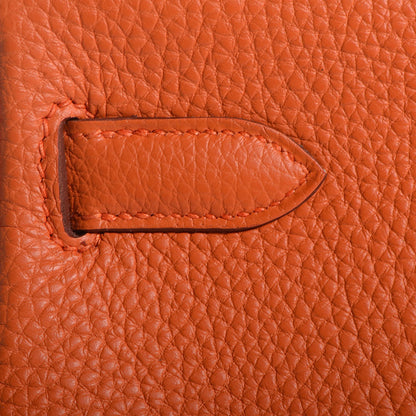 Hermes Togo Kelly Retourne 32 Orange 13 of 22