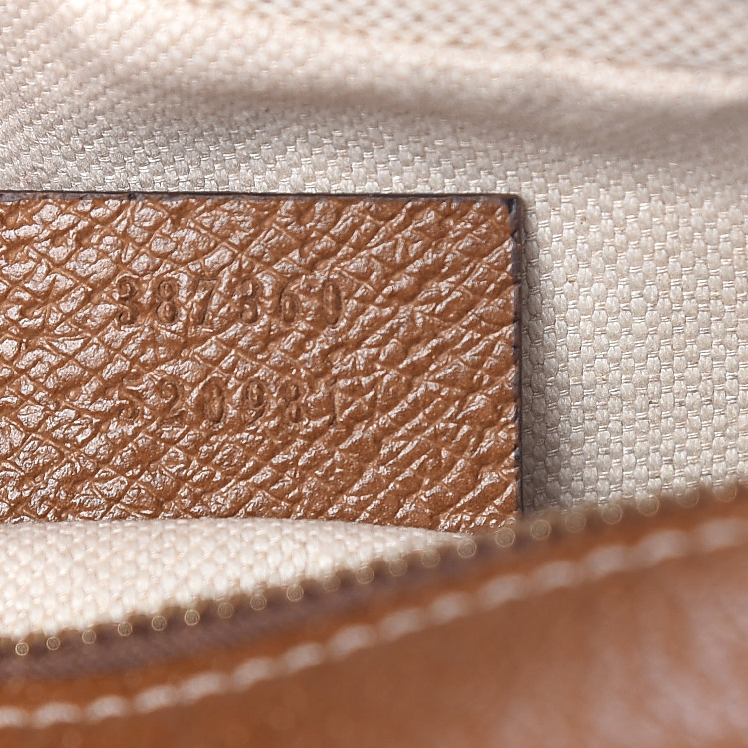 Gucci Monogram Mini Bree Messenger Bag Beige Tabacco 7 of 9