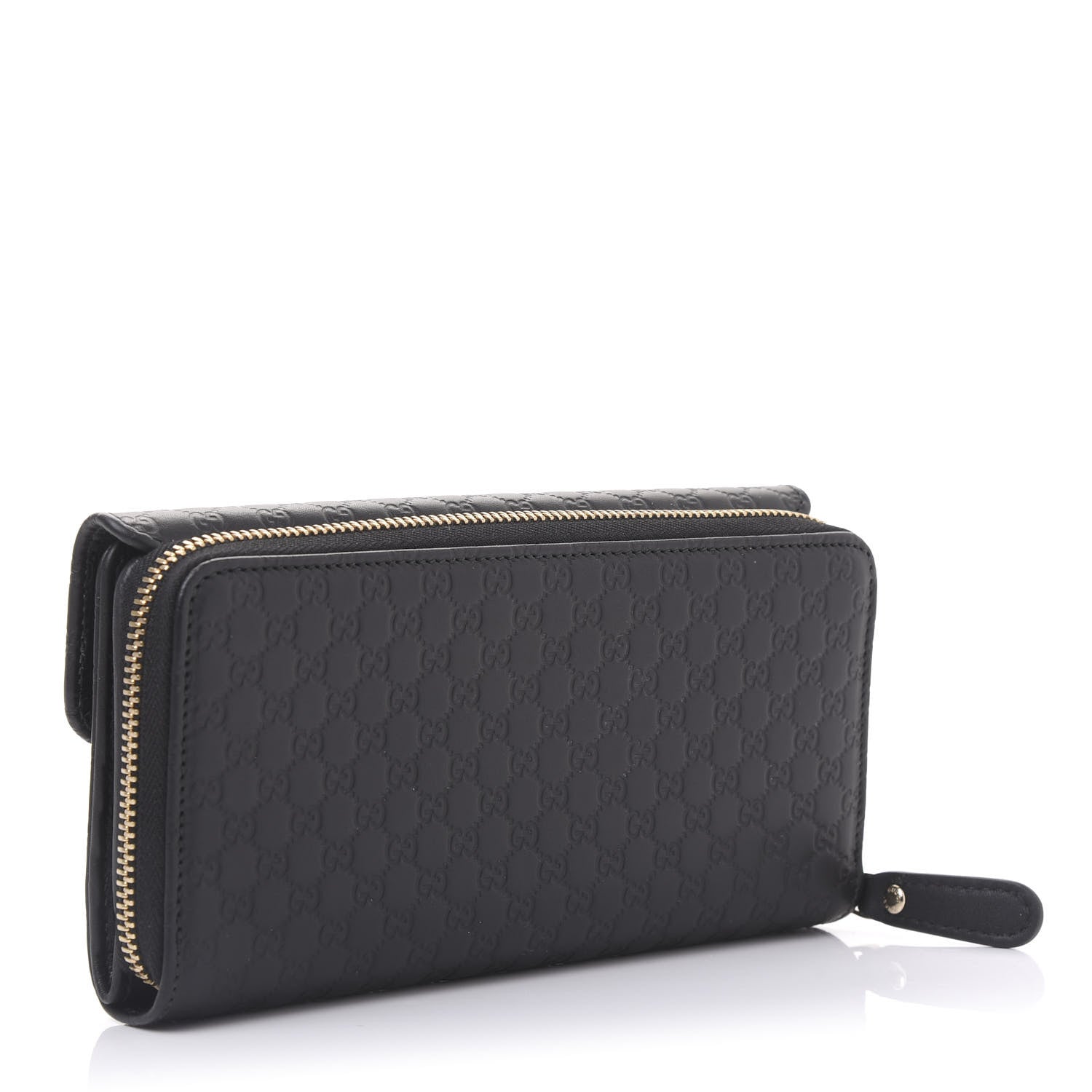 Gucci Soft Microguccissima Continental Zip Wallet Black 3 of 11