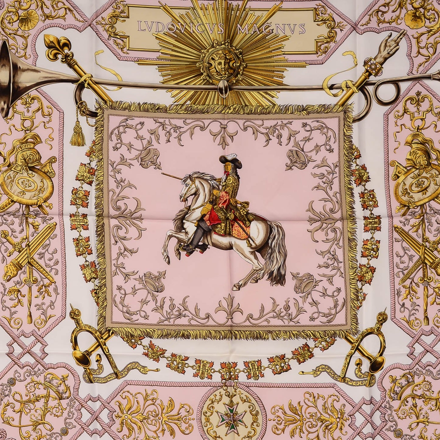 Silk Ludovicus Magnus Scarf 90