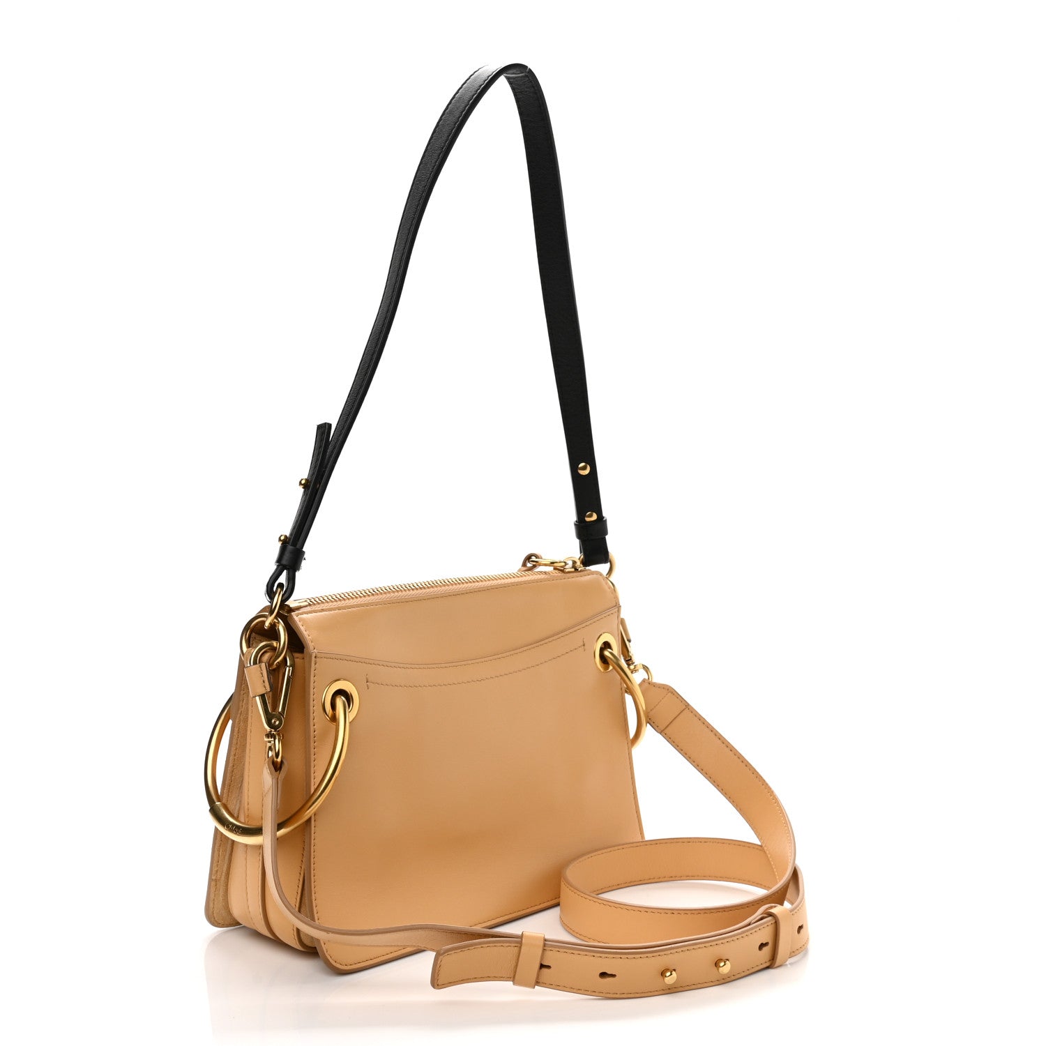 Chloe Calfskin Suede Small Roy Bag Bleached Brown 3 of 12