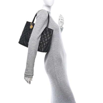 Chanel Caviar Quilted Medallion Tote Black 2 of 11