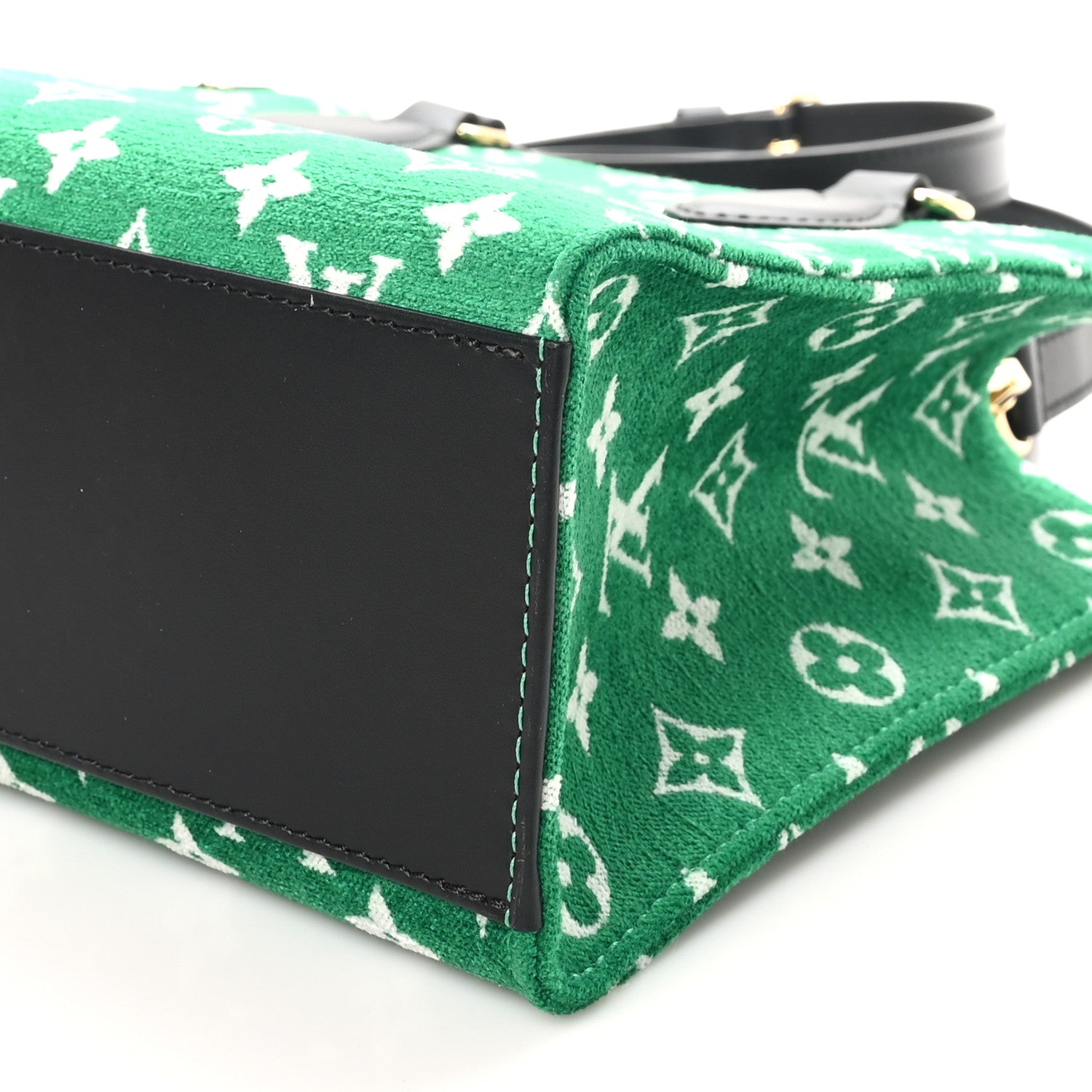 Louis Vuitton Jacquard Velvet Monogram Onthego PM Green 9 of 9