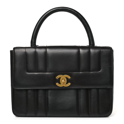 Chanel Lambskin Vertical Quilted Kelly Flap Bag Black 1 of 11