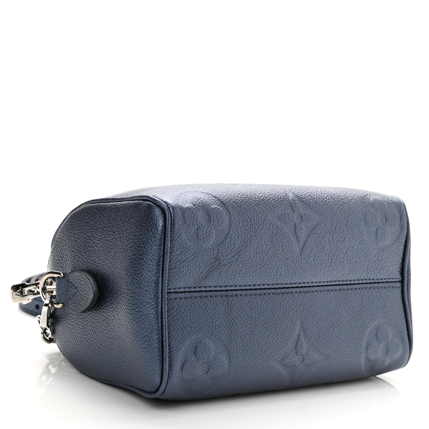 Louis Vuitton Metallic Empreinte Monogram Giant Speedy Bandouliere 20 Navy Nacre 4 of 7